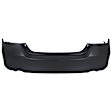 2816A-89Q-0 Rear Primed Bumper Cover, White Glove Premium Unfolded Delivery,  Sedan, CAPA Certified