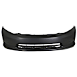 2913D-87-0 Front Primed Bumper Cover, White Glove Premium Unfolded Delivery,  Sedan, DX/HF/LX Models, Without Fog Light Holes