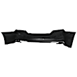 2913E-89-0 Rear, Primed Upper Bumper Cover, White Glove Premium Unfolded Delivery, Sedan