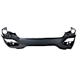 2017 Honda Pilot - Front, Upper Primed Bumper Cover, White Glove Delivery, CAPA Certified