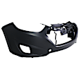 3175-87-0 Front Primed Bumper Cover, White Glove Premium Unfolded Delivery,  With Emblem Provision