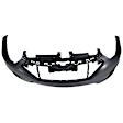 3175-87-0 Front Primed Bumper Cover, White Glove Premium Unfolded Delivery,  With Emblem Provision
