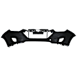 3175-87-0 Front Primed Bumper Cover, White Glove Premium Unfolded Delivery,  With Emblem Provision