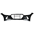3194B-87-1 Front Primed Bumper Cover, White Glove Premium Unfolded Delivery