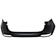 3232-89Q-0 Rear, Primed Upper Bumper Cover, White Glove Premium Unfolded Delivery, CAPA CERTIFIED