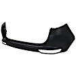 3232-89Q-0 Rear, Primed Upper Bumper Cover, White Glove Premium Unfolded Delivery, CAPA CERTIFIED
