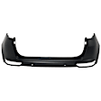 3232A-89-0 Rear Primed Upper Bumper Cover, White Glove Premium Unfolded Delivery