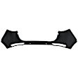 3232A-89-0 Rear Primed Upper Bumper Cover, White Glove Premium Unfolded Delivery