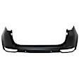 3232A-89Q-0 Rear, Primed Upper Bumper Cover, White Glove Premium Unfolded Delivery, CAPA CERTIFIED