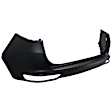 3232A-89Q-0 Rear, Primed Upper Bumper Cover, White Glove Premium Unfolded Delivery, CAPA CERTIFIED