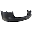 3242-89Q-0 Rear, Primed Upper Bumper Cover, White Glove Premium Unfolded Delivery, Sedan, CAPA CERTIFIED
