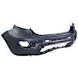 3250A-89-0 Rear Primed Bumper Cover, White Glove Premium Unfolded Delivery