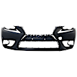2016 Lexus IS300 - Front Primed Bumper Cover, For Models Without F Sport Package and Headlight Washer Holes, With Park Distance Control Sensor Holes, White Glove Delivery, CAPA Certified