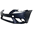 2016 Lexus IS300 - Front Primed Bumper Cover, For Models Without F Sport Package and Headlight Washer Holes, With Park Distance Control Sensor Holes, White Glove Delivery, CAPA Certified