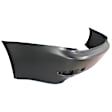 3316C-89-0 Rear Primed Bumper Cover, White Glove Premium Unfolded Delivery,  Sedan, Except C Model, Without Park Aid Sensor Holes