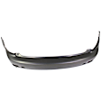 3316C-89-0 Rear Primed Bumper Cover, White Glove Premium Unfolded Delivery,  Sedan, Except C Model, Without Park Aid Sensor Holes