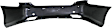 3332A-89Q-0 Rear Primed Bumper Cover