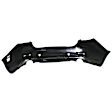 3439-89-0 Rear Primed Lower Textured Bumper Cover, White Glove Premium Unfolded Delivery, Sedan
