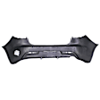 3467-89Q-0 Rear Primed Bumper Cover, White Glove Premium Unfolded Delivery,  Sedan, CAPA Certified