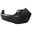 3467A-89Q-0 Rear Primed Bumper Cover, White Glove Premium Unfolded Delivery,  Sedan, CAPA Certified
