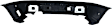 352-89 Sedan Rear Primed Bumper Cover 2.0L, 4Cyl