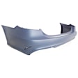3529BB-89-0 Rear Primed Bumper Cover, White Glove Premium Unfolded Delivery, Sedan