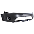 3731-87-0 Front Primed Bumper Cover, White Glove Premium Unfolded Delivery,  With Fog Light Holes