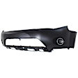 3731-87-0 Front Primed Bumper Cover, White Glove Premium Unfolded Delivery,  With Fog Light Holes