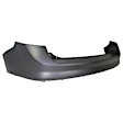 411C-89QU Rear, Primed Upper Bumper Cover, White Glove Premium Unfolded Delivery, CAPA CERTIFIED