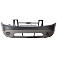 584B-87 Front Primed Bumper Cover 4.0L, 6Cyl