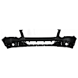 584D-87Q Front Primed Upper Bumper Cover, White Glove Premium Unfolded Delivery, CAPA Certified