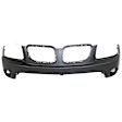 610-87-2 Front Primed Upper Bumper Cover, White Glove Premium Unfolded Delivery