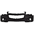 611-87 Front Primed Upper Bumper Cover, White Glove Premium Unfolded Delivery