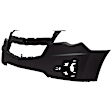 611-87 Front Primed Upper Bumper Cover, White Glove Premium Unfolded Delivery