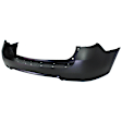 611-89QU Rear, Primed Upper Bumper Cover, White Glove Premium Unfolded Delivery, CAPA CERTIFIED