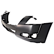 674A-87-1 Front Primed Bumper Cover, White Glove Premium Unfolded Delivery,  For Models With Halogen Headlight