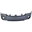 690-87A Front Primed Bumper Cover, White Glove Premium Unfolded Delivery