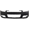 768-87-1 Front Primed Bumper Cover, White Glove Premium Unfolded Delivery,  With Fog Light Holes