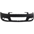 768-87-1 Front Primed Bumper Cover, White Glove Premium Unfolded Delivery,  With Fog Light Holes