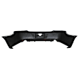 768-89-2 Rear Primed Bumper Cover, White Glove Premium Unfolded Delivery,  With Dual Exhaust Holes