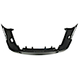 768-89-2 Rear Primed Bumper Cover, White Glove Premium Unfolded Delivery,  With Dual Exhaust Holes