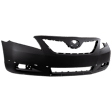 8154-87-1 Front Primed Bumper Cover, White Glove Premium Unfolded Delivery,  SE Model, USA Built Vehicles, With Emblem Provision and Spoiler Holes, With Fog Light Holes, Without Parking Aid Sensor Holes