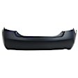 8154D-89Q-0 Rear Primed Bumper Cover, White Glove Premium Unfolded Delivery, CAPA Certified