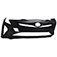 2018 Toyota Prius - Front Primed Bumper Cover, For Models Without Parking Aid Sensor, White Glove Delivery