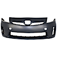 8164A-87-0 Front Primed Bumper Cover, White Glove Premium Unfolded Delivery,  Without Pre-Collision System