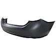 8175AA-89Q-0 Rear Primed Bumper Cover Upper, Textured Bottom, Standard Type, White Glove Premium Unfolded Delivery, For S/SL/Sv Models, CAPA CERTIFIED