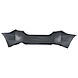 8175AA-89Q-0 Rear Primed Bumper Cover Upper, Textured Bottom, Standard Type, White Glove Premium Unfolded Delivery, For S/SL/Sv Models, CAPA CERTIFIED