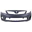 2011 Toyota Corolla - Front Primed Bumper Cover, North America Built Vehicle, White Glove Delivery, CAPA Certified