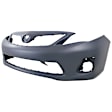 2011 Toyota Corolla - Front Primed Bumper Cover, North America Built Vehicle, White Glove Delivery, CAPA Certified