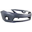 2011 Toyota Corolla - Front Primed Bumper Cover, North America Built Vehicle, White Glove Delivery, CAPA Certified